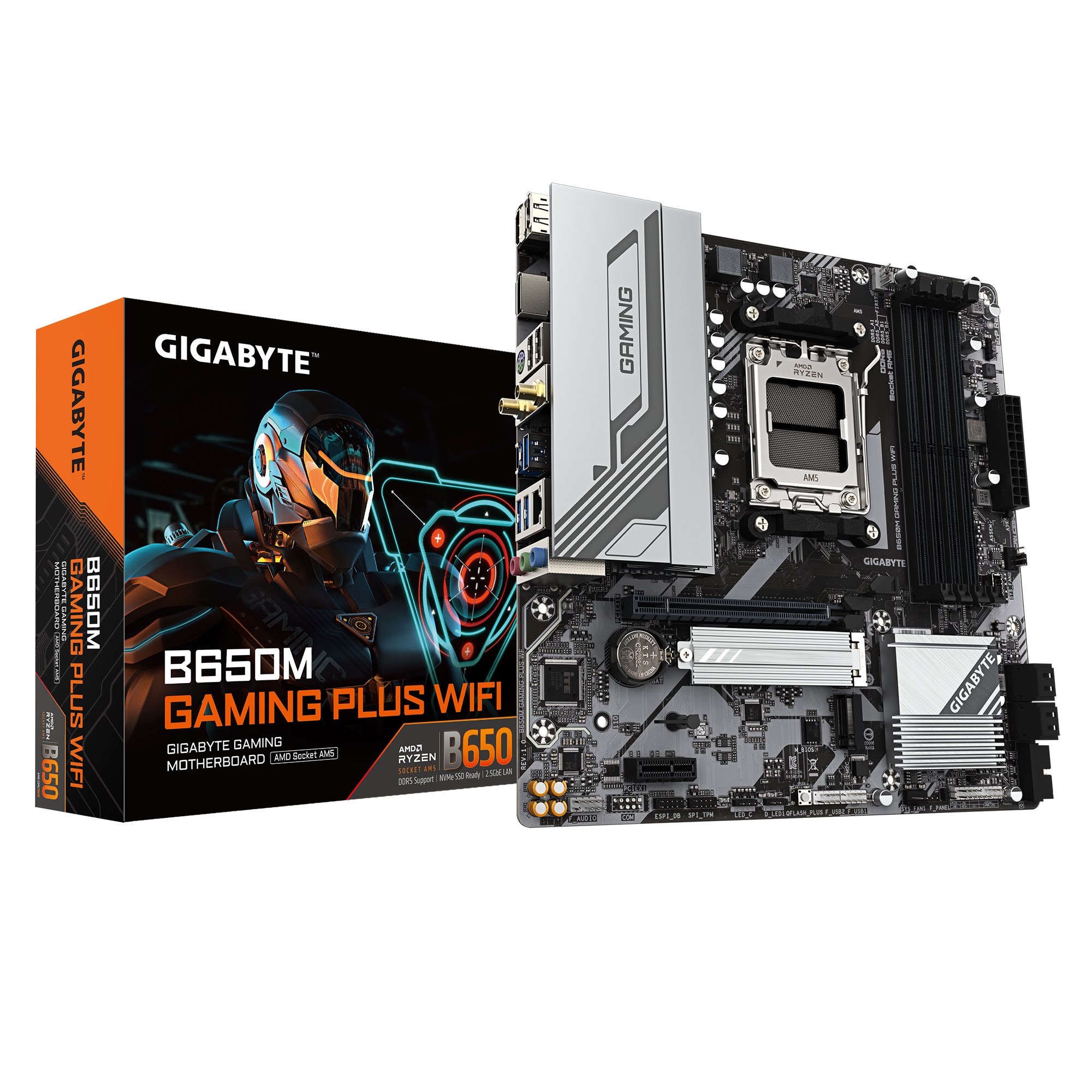 GIGABYTE B650M GAMING PLUS WIFI Micro-ATX Mainboard - Sockel AM5