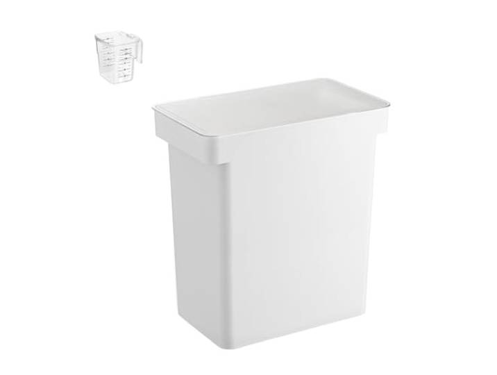 YAMAZAKI Tower Luftdichter Futterbehälter (bis 25 L), weiß