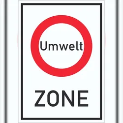 HB-Druck Umweltzone Aufkleber A1 (594x841mm)