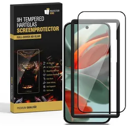 1x 9H Panzerglas für Google Pixel 10a Full-Screen HD klar Montagehilfe Tempered Glass Displayschutz Schutzglas Screen-Protector