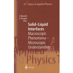Solid-Liquid Interfaces, Fachbücher von Stephen Thurgate, Klaus Wandelt