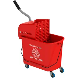 PUTZWAGE Kunststoff Rot