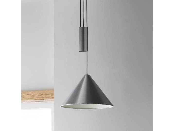 Compass Pendellampe, alu, Ø 43 cm, E27 - HAY - Wohnzimmer - Design - Aluminium - Einflammig