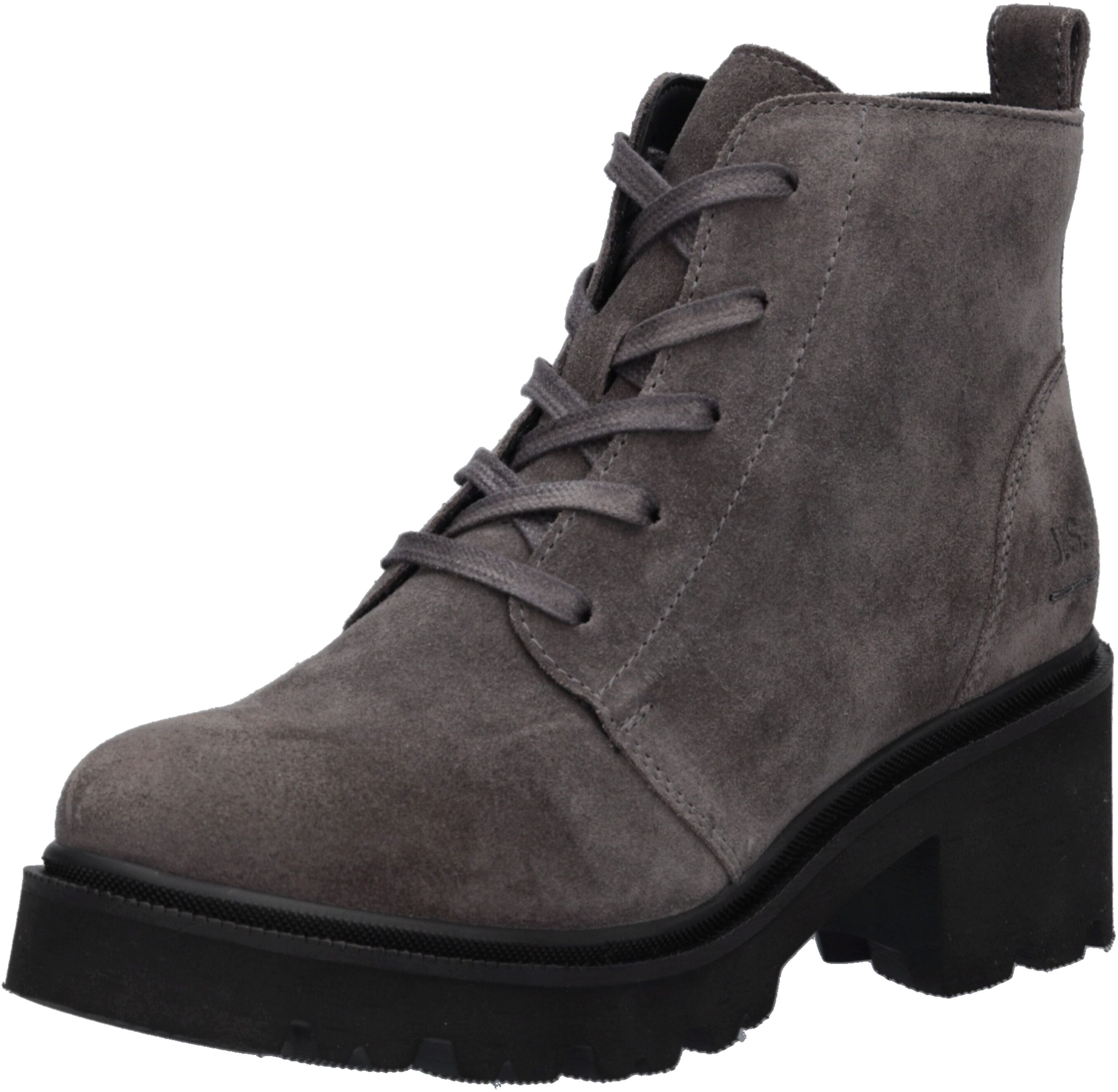 Stiefelette JOSEF SEIBEL "Josephine 08, asphalt", Damen, Gr. 39, grau (asphalt), Obermaterial: 100% Rindsleder Leather cow., Schuhe Stiefelette