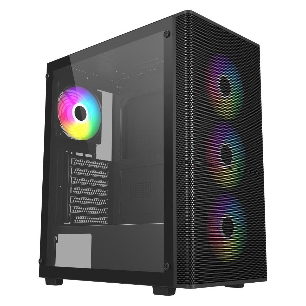 Fortron Computer case FSP Case | M220-BA | Black | Mid Tower | Power supply included No (ATX, mATX) (M220-BA)