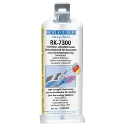 Easy-Mix RK-7300 | Acrylat-Strukturklebstoff für niederenergetische Kunststoffe | 50 g | transluzent / nebelweiß