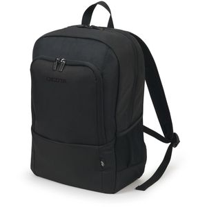 Dicota Laptop-Rucksack Eco Backpack Base, schwarz, wasserabweisend, recyceltes PET, bis 14,1 Zoll