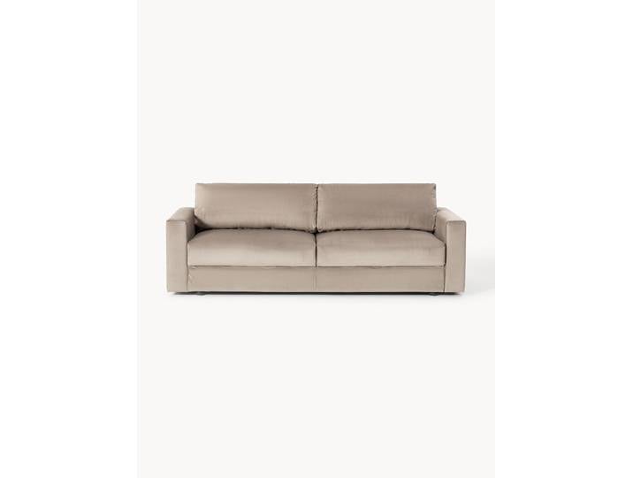 Samt-Schlafsofa Tasha (3-Sitzer)