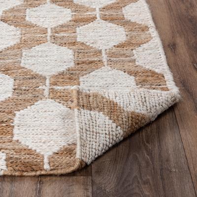 Alora Decor Bali Hand-woven Natural Dhurrie Jute Rug