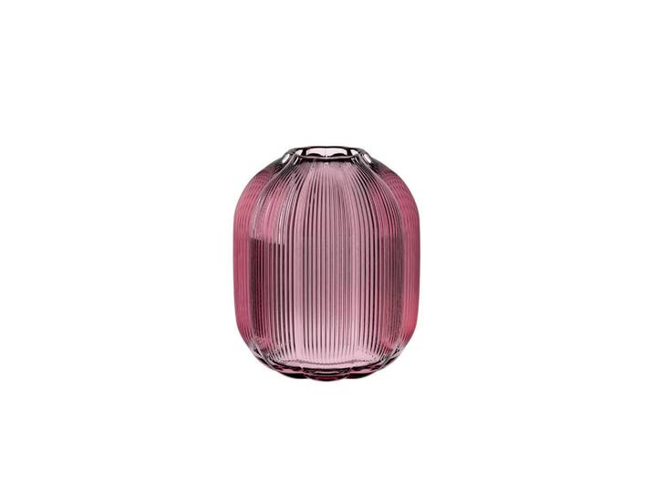 Villeroy & Boch Vase Fleur pink 19 cm, Pink, Glas, Rund, 19 cm, Dekoration, Vasen, Glasvasen