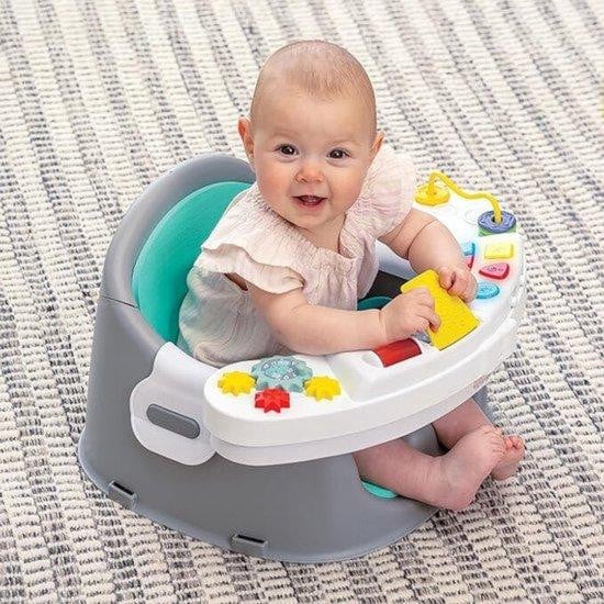 Multicolor baby hoogstoel van plastic