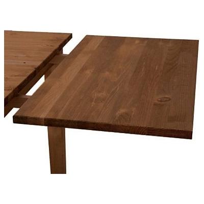 Ansteckplatte OTTO HOME "Danuta", braun (dunkelbraun), B:45cm H:2,4cm T:90cm, Ansatztischplatten, aus massiver Kiefer, Breite 45 cm, FSC-zertifiziert