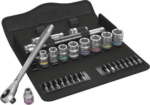 Wera Zyklop Metal 8100 SB 7 Steckschlüsselsatz metrisch 3/8 (10 mm) 29teilig 05004047001