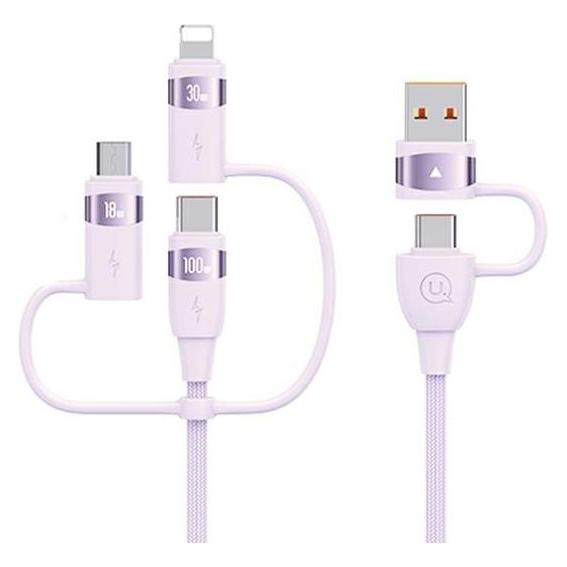 Usams 6in1 (1.20 m, USB 3.2 Gen 1, 100 W) (SJ645USB02)