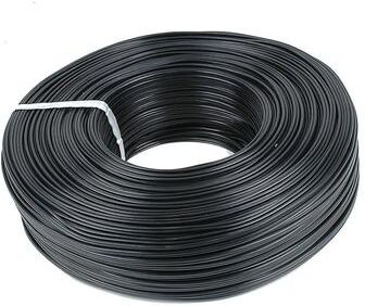 Novelty Lights 500 Foot Zip Cord Wire, Black, 18 Gauge, SPT-1 - Small