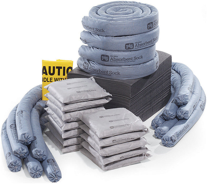 Nachfüllpack für Notfall-Kit, mittelgroß, Ausführung universal, absorbiert 183 l PIG