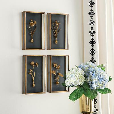 Fleur De Tole Black Wall Decor - Print III - Ballard Designs