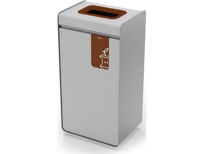 DURABLE Papierkorb Wertstoffsammler DURASORT 55 Liter Bioabfall - Metall Innenbehälter Ku
