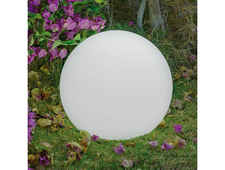 Newgarden Buly Bodenleuchte Kugellampe, Ø 20 cm, weiß / opal, Kunststoff, Modern