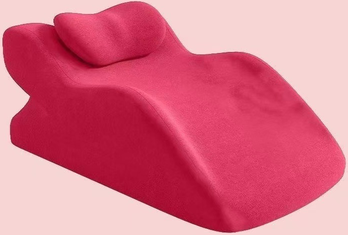 Handpicked Choices Couples Positioning Pillow For Intimacy Support Comfortable Ergonomic Bedroom Cushion pink