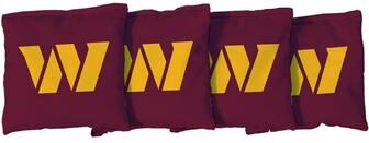 Skip's Garage Washington Commanders NFL Maroon Cornhole Bags