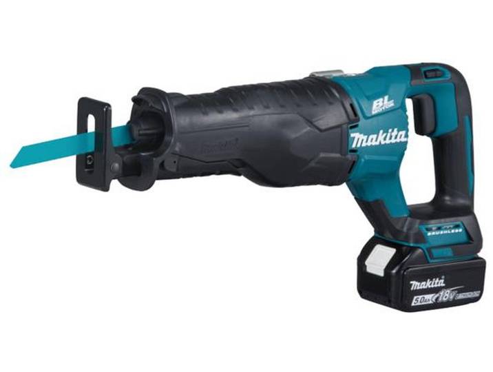 Scie sabre MAKITA 18 V Li-Ion 5 Ah - 2 Batteries\, chargeur en coffret - DJR187RTE