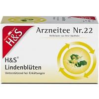 H&S Lindenblüten Tee Filterbeutel 20X1.8 g