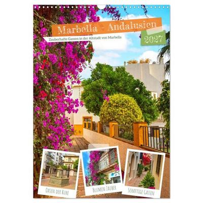 Marbella - Andalusien (Wandkalender 2027 DIN A3 hoch), CALVENDO Monatskalender