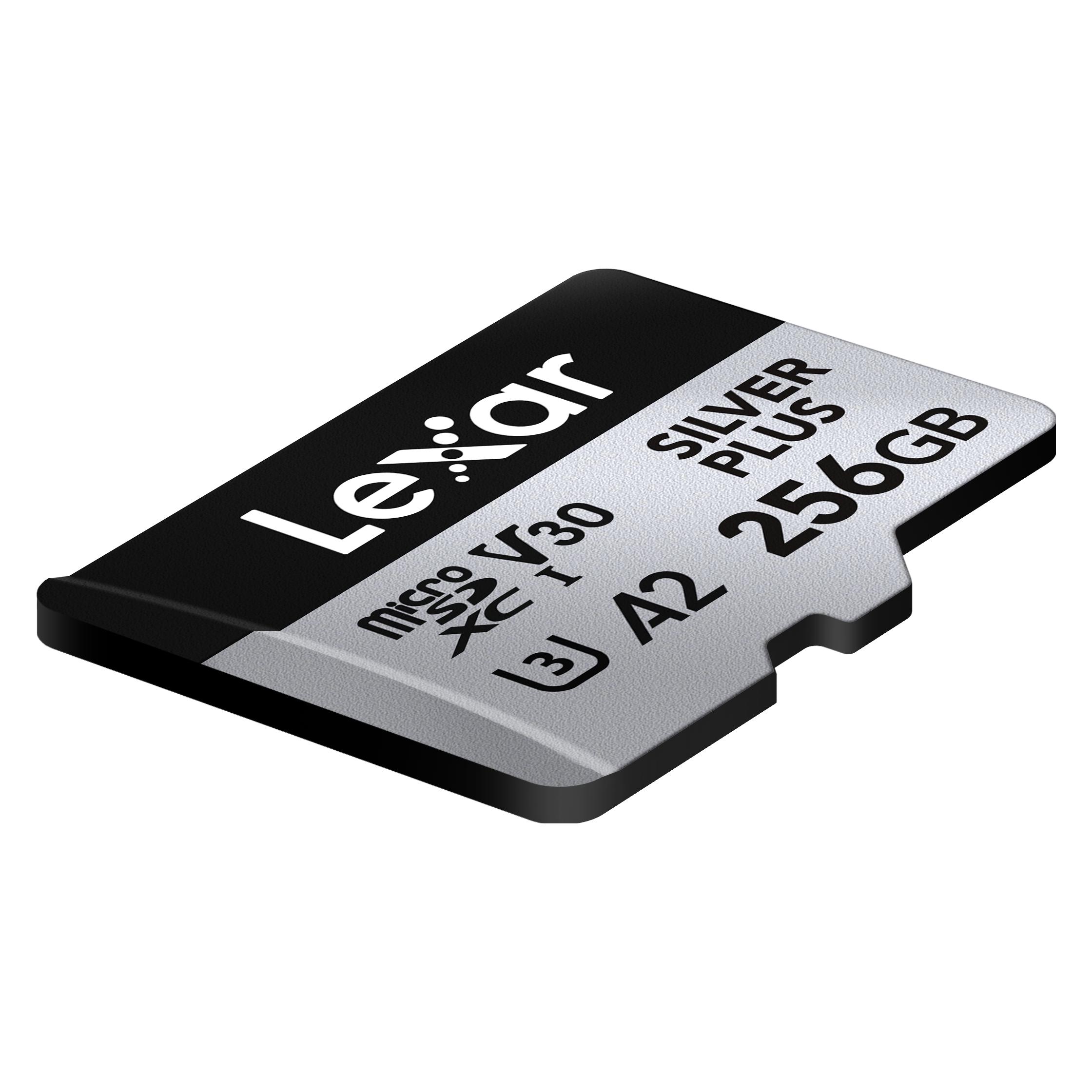 Lexar Professional Silver Plus (256 GB, microSDXC, U3, UHS-I) (LMSSIPL256G-BNANG)