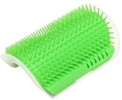 Uplift Treasures Cat Scratcher Grooming Massager Brush green