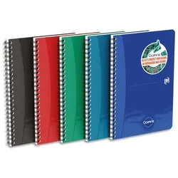 Oxford Office Spiralbuch 'Oceanis', DIN A4, PP, liniert