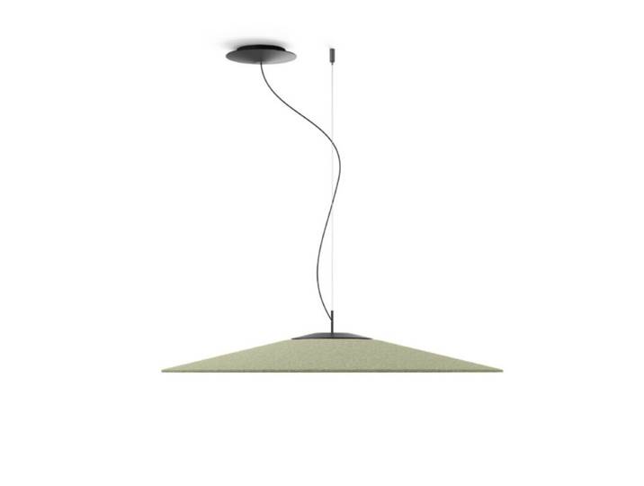 Luceplan Pendelleuchte Koinè acoustic - Grün , 3000 , 110 Desi