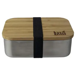 Basic Nature BasicNature Lunchbox Bamboo Edelstahl 1,2L - STK - 1631