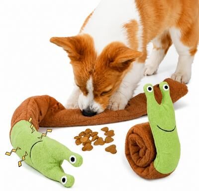 Happy Pet Pantry Snail Snuffle Puzzle Toy For Dogs & Cats Interactive Treat Hunting Training Mat Snail Snuffle Puzzle Toy For Dogs & Cats Interactive Treat Hunting Training Mat