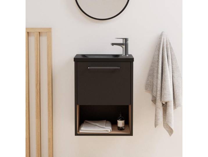 Ensemble meuble lave-mains NIKA + robinet