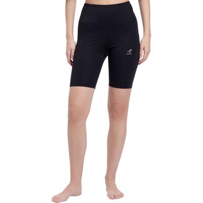 Shorts ENERGETICS "DA.-TIGHT KURZ KAYLA 1/2 II W", Damen, Gr. XS, N-Gr, schwarz, Obermaterial: 88% Polyester, 12% Elasthan, Hosen Shorts, mit DRY PLUS Technologie, atmungsaktiv, schnelltrocknend