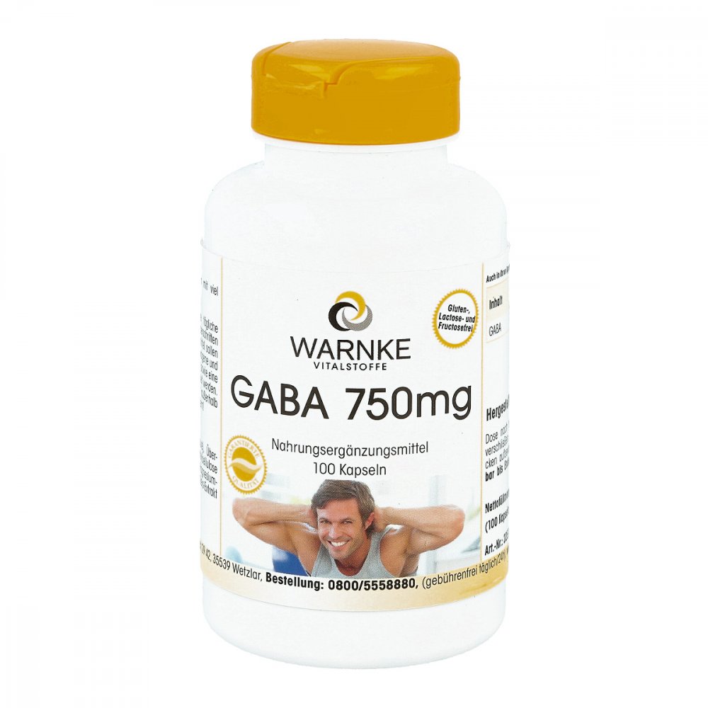 Warnke Vitalstoffe GmbH Gaba 750 mg Kapseln 14307831