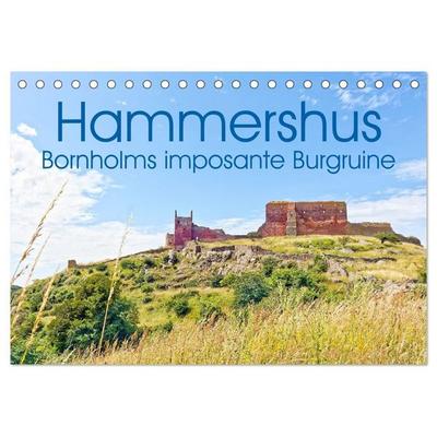 Hammershus - Bornholms imposante Burgruine (Tischkalender 2027 DIN A5 quer), CALVENDO Monatskalender