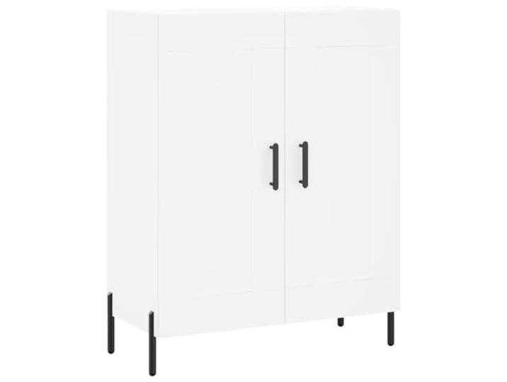 Kaorsrow Sideboard Weiß 69,5x34x90 cm Holzwerkstoff Kommode Kompakte Flurkommode in Weiß bietet praktischen Stauraum für Wohnzimmer oder Flur mit dekorativer Stellfläche.
