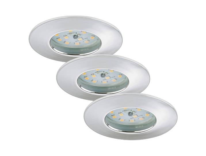 Spot encastré Attach O I Ø 8cm Argenté Matériau : Matière plastique Type de matière synthétique : Polycarbonate LED Module LED