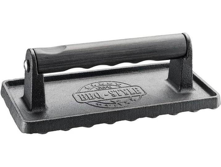 Burgerpresse GEFU GEFU Burgerpresse BBQ eckig , schwarz, Küchenpressen, Burgerpresse