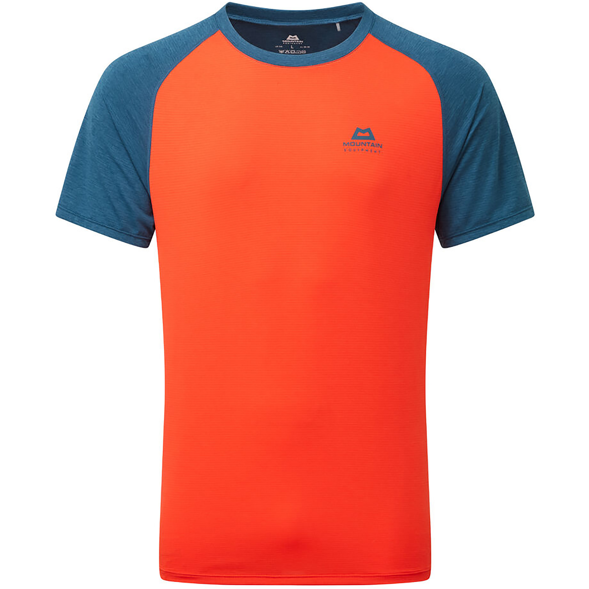 Mountain Equipment Nava Crew Herren Laufshirts orange Größe L Trekking Atmungsaktiv