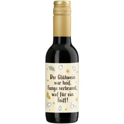 Glühwein im Fläschchen 250ml - Der Glühwein war heiff...