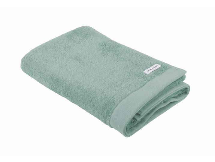 Duschtuch TOM TAILOR HOME COLOR BATH , grün (fresh sage), B:70cm L:140cm, Frottier, Frottier, Handtücher, Duschtuch, 100% Baumwolle, 70x140 cm, uni, große Farbauswahl