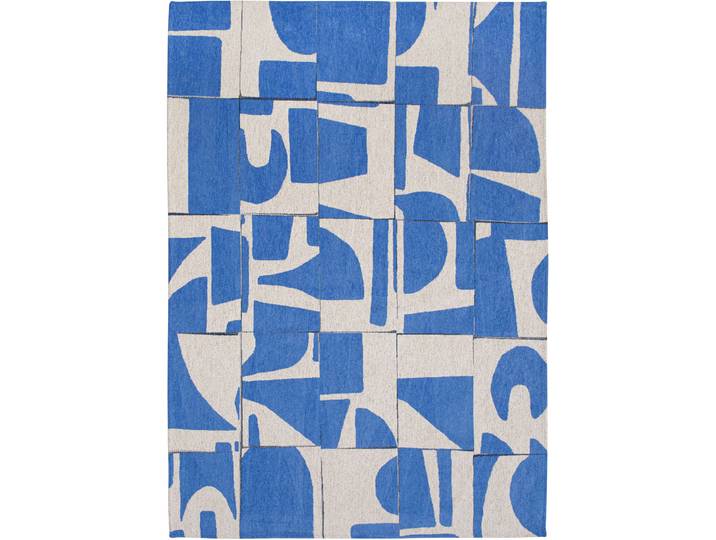 Teppich Papercut Multicolor Turbulenzen Polyester 140 x 200 cm