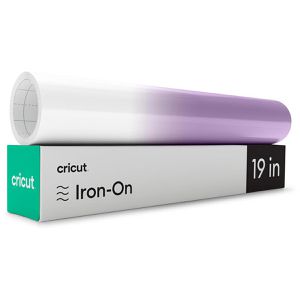 Cricut Bügelfolie 2010176 Iron-On UV color change, weiß-violett matt, UV-aktiviert, 30,5 x 48 cm