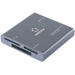 Renkforce RF-CR-700 (USB 3.2 Gen 2, USB-C), Speicherkartenlesegerät, Grau