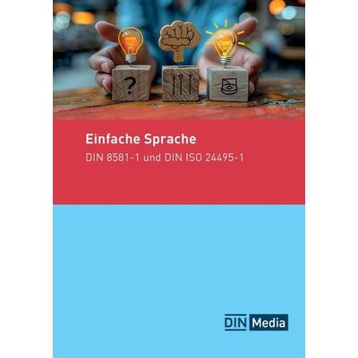 Einfache Sprache, Taschenbuch von , DIN Media, 978-3-410-38985-9