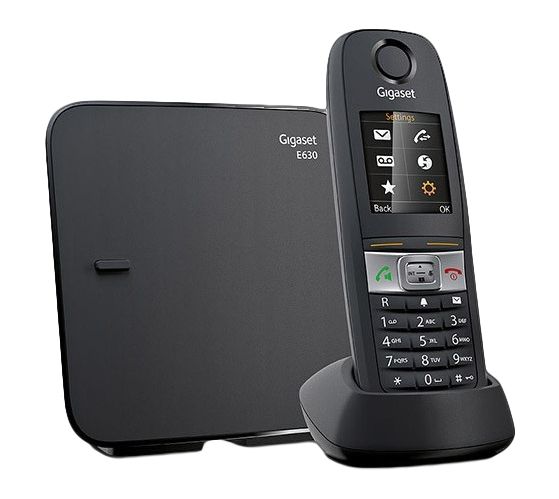 Gigaset E630 DECT-Telefon (Schwarz)