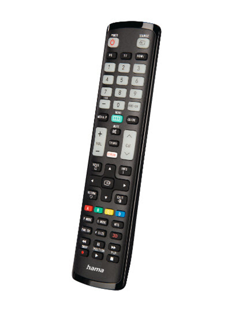 Hama universele afstandsbediening voor Samsung TV's met verlichte knoppen, zwart